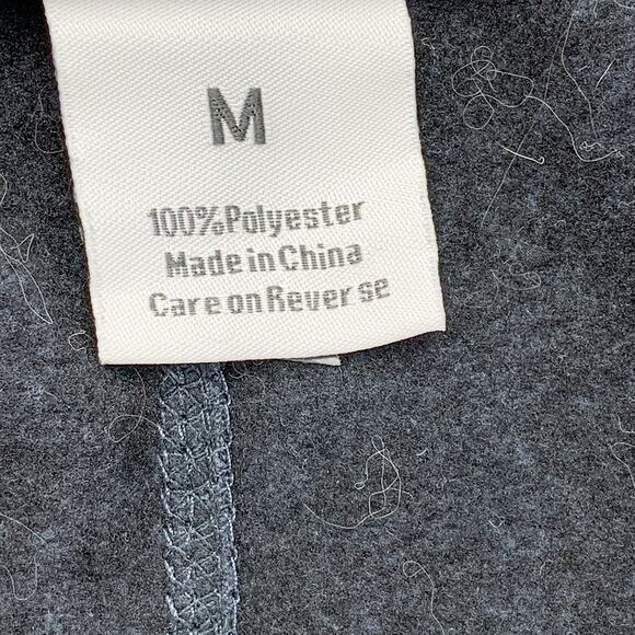 Long Sleeve Pullover Sweater Size Medium J America Women’s Jacket ¼ Zip Gray - Picture 7 of 11